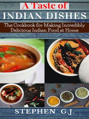 cover image of A Taste of Indian Dishes